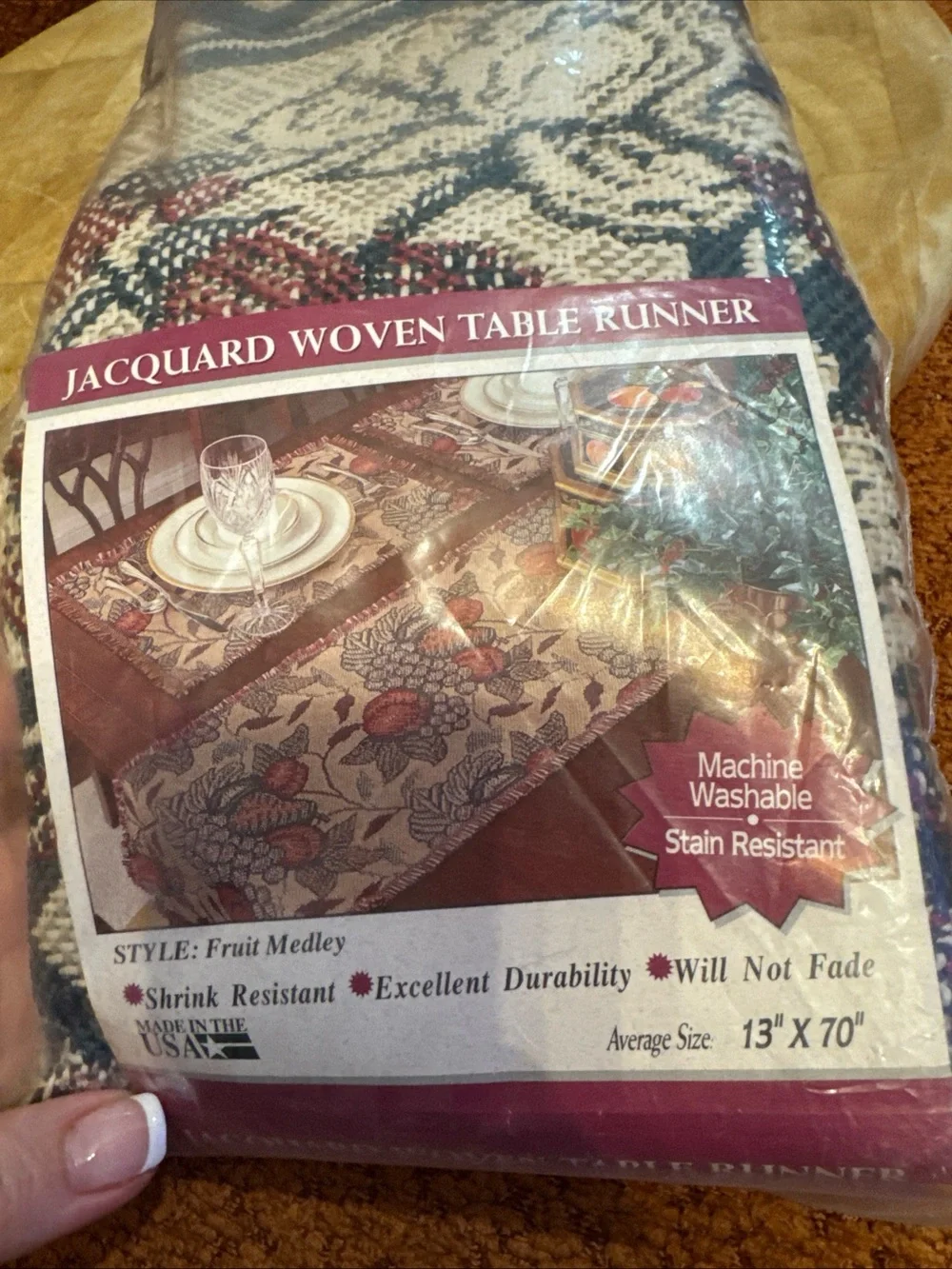 N/A jacquard woven